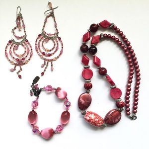 Set of Pink jewelry | dabby reid
